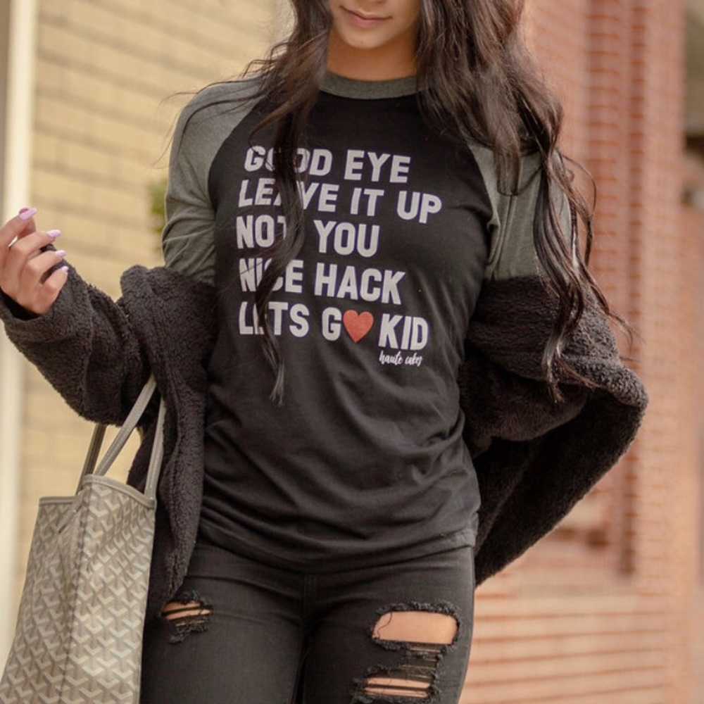 Batter up Raglan tee - Picture 2 of 3